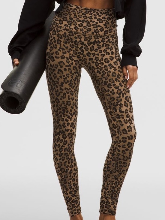 lululemon athletica Pants - NWT Lululemon No Line Align High-Rise Leopard Print Leggings